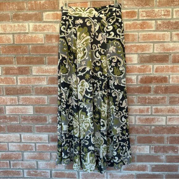 Free People Young Thing Maxi Mini Combo Wrap Skirt Women’s 6 Paisley Boho - Picture 6 of 10